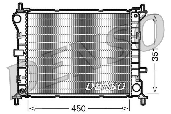 Radiator, engine cooling DENSO DRM10050