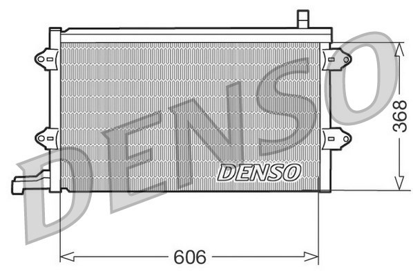 Condenser, air conditioning DENSO DCN32003