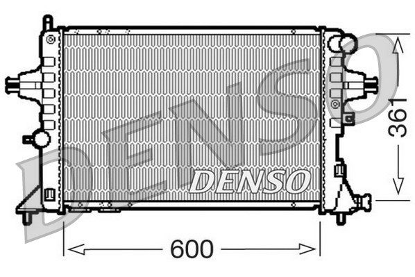 Radiator, engine cooling DENSO DRM20084