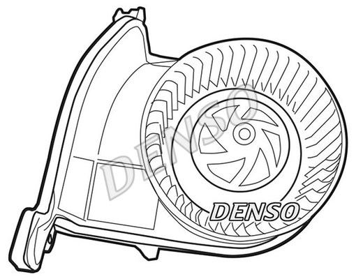 Interior Blower DENSO DEA23002