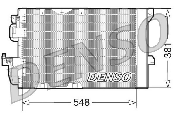 Condenser, air conditioning DENSO DCN20005