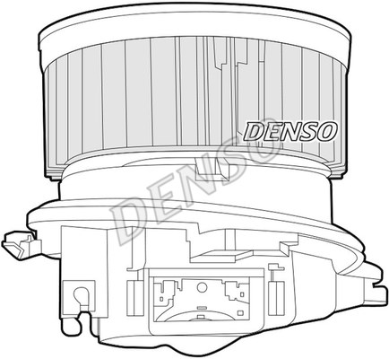 Interior Blower DENSO DEA21007