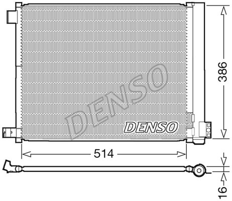 Condenser, air conditioning DENSO DCN46022