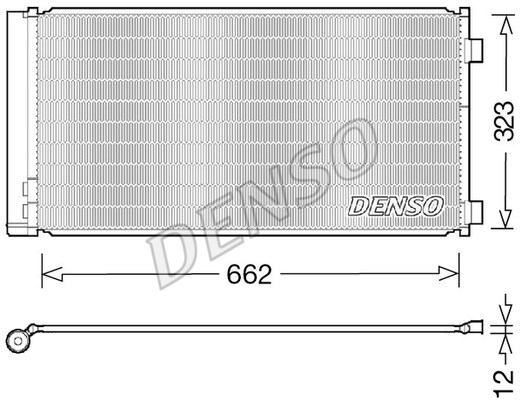 Condenser, air conditioning DENSO DCN05103