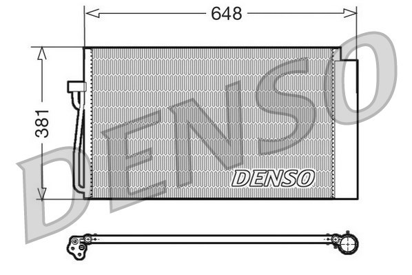 Condenser, air conditioning DENSO DCN05017