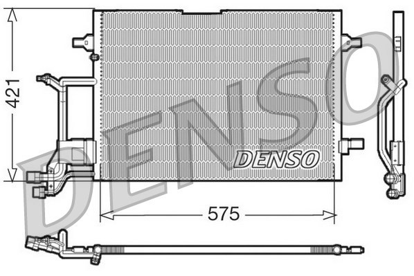 Condenser, air conditioning DENSO DCN32016