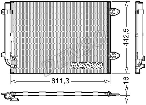 Condenser, air conditioning DENSO DCN32013