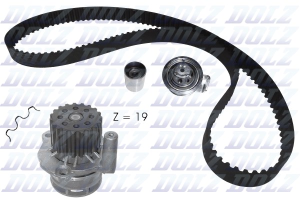 Water Pump & Timing Belt Kit DOLZ KD105