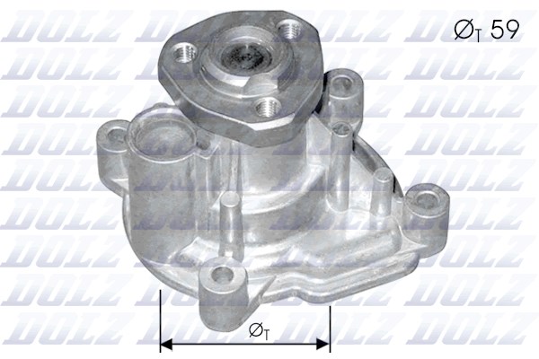 Water Pump, engine cooling DOLZ A218