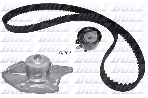 Water Pump & Timing Belt Kit DOLZ KD133
