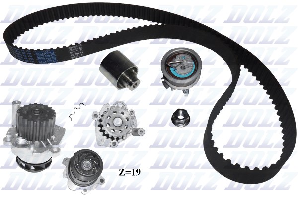 Water Pump & Timing Belt Kit DOLZ KD033
