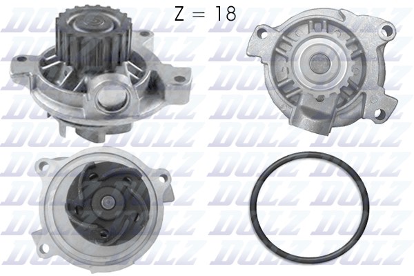 Water Pump, engine cooling DOLZ A178