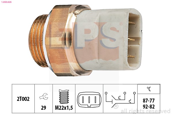 Temperature Switch, radiator fan ESP 1850626