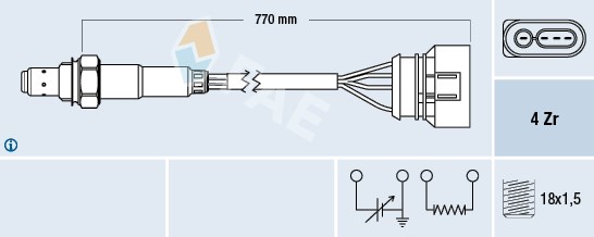 Lambda Sensor FAE 77136