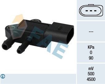 Sensor, exhaust pressure FAE 16101