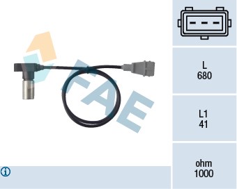 Sensor, crankshaft pulse FAE 79098