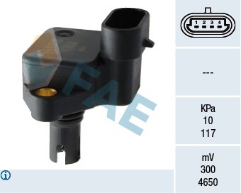 Sensor, intake manifold pressure FAE 15066