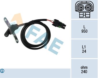 Sensor, crankshaft pulse FAE 79026