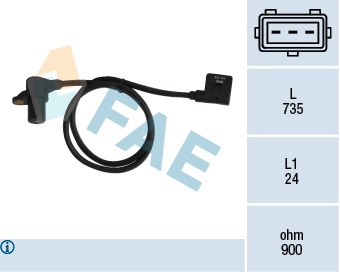 Sensor, crankshaft pulse FAE 79038