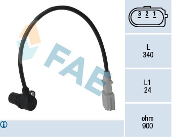 Sensor, crankshaft pulse FAE 79198