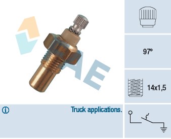 Temperature Switch, coolant warning lamp FAE 35030