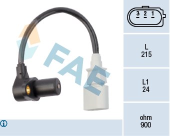 Sensor, crankshaft pulse FAE 79048