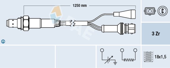 Lambda Sensor FAE 77108