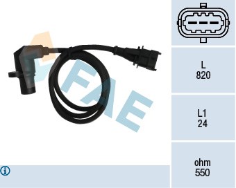 Sensor, crankshaft pulse FAE 79041