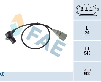 Sensor, crankshaft pulse FAE 79411