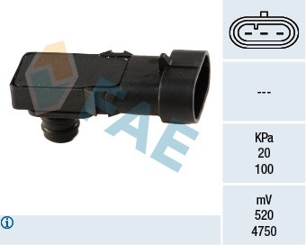 Sensor, intake manifold pressure FAE 15016