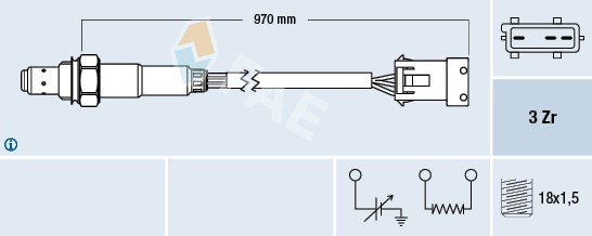 Lambda Sensor FAE 77306