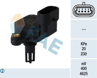 Sensor, intake manifold pressure FAE 15073