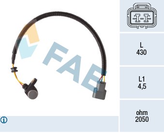 Sensor, crankshaft pulse FAE 79419