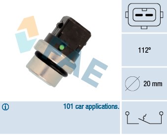 Temperature Switch, coolant warning lamp FAE 35640