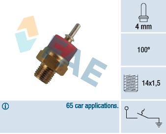 Temperature Switch, coolant warning lamp FAE 35770