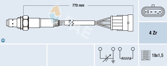 Lambda Sensor FAE 77160