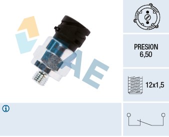 Pressure Switch, brake hydraulics FAE 18105
