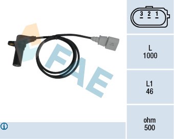Sensor, crankshaft pulse FAE 79064