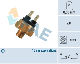 Temperature Switch, coolant warning lamp FAE 35430