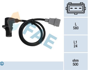 Sensor, crankshaft pulse FAE 79010