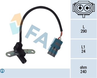 Sensor, crankshaft pulse FAE 79021