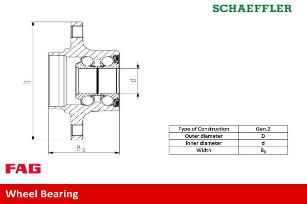 Wheel Bearing Kit FAG 713611030 2