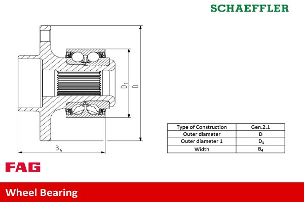 Wheel Bearing Kit FAG 713668050 2