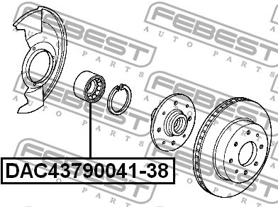 Wheel Bearing FEBEST DAC4379004138 2