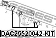 Wheel Bearing Kit FEBEST DAC25520042KIT 2