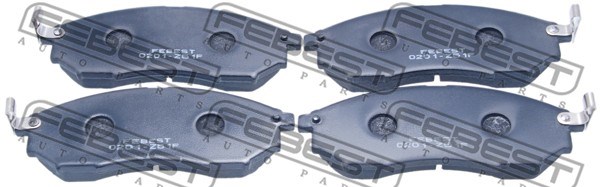 Brake Pad Set, disc brake FEBEST 0201Z51F