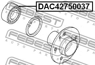 Wheel Bearing FEBEST DAC42750037 2