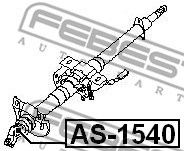 Joint, steering shaft FEBEST AS1540 2