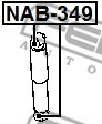 Bush, shock absorber FEBEST NAB349 2