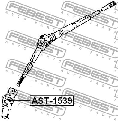 Joint, steering shaft FEBEST AST1539 2